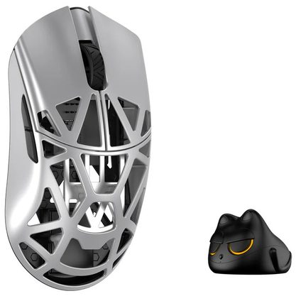 Игровая мышка Wlmouse Beast X Pro Omron Solid Sides (серебристый)