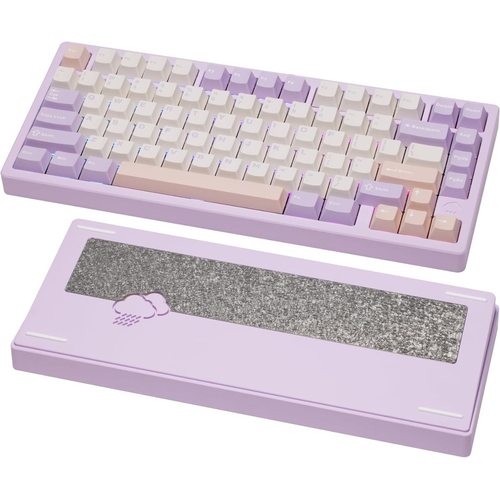 Игровая клавиатура Wobkeys Rainy75 Pro Kailh Cocoa Linear Switch (фиолетовый)