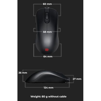 Игровая мышка Zowie FK2-B (черный)