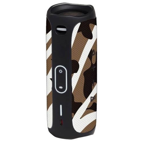 Портативная колонка JBL Flip 5 (черно-коричневый камуфляж / black star)