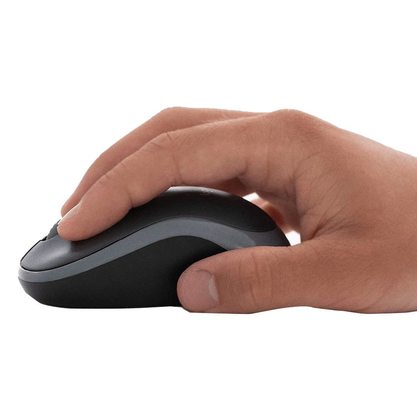 Мышка офисная Logitech M185 (черный)