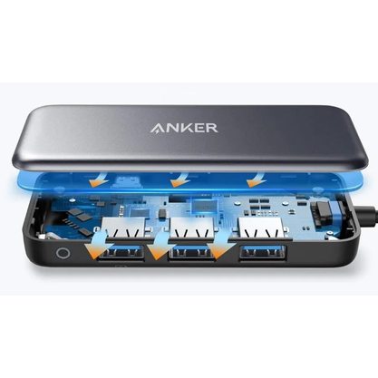 USB Type-C адаптер Anker Premium A8321 4in1 USB Type-C