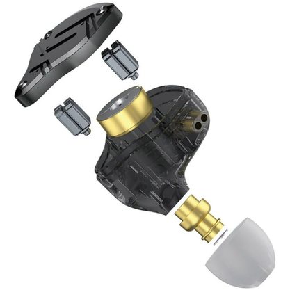 Наушники KZ ZS10 Pro X с микрофоном (черный)