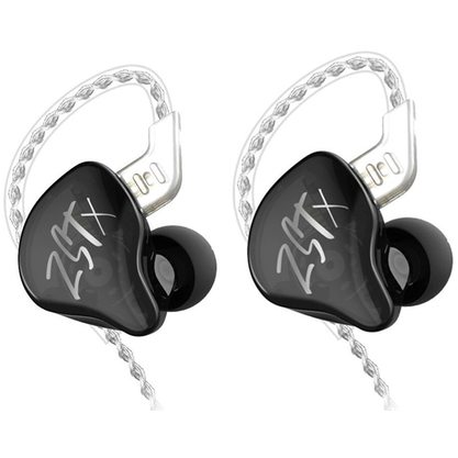 Наушники KZ Acoustics ZST X с микрофоном (черные)