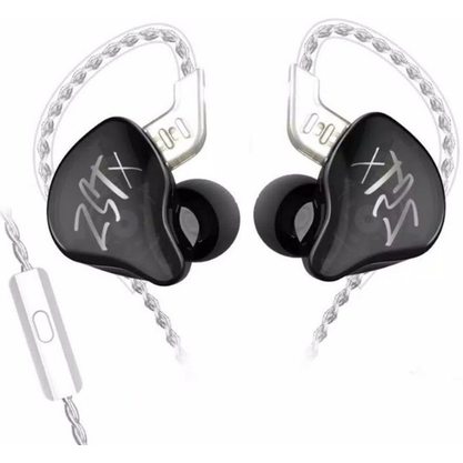 Наушники KZ Acoustics ZST X с микрофоном (черные)