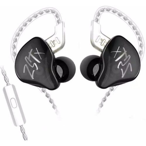 Наушники KZ Acoustics ZST X с микрофоном (черные)