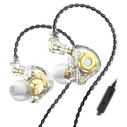 Наушники TRN MT1 Pro с микрофоном (белый)