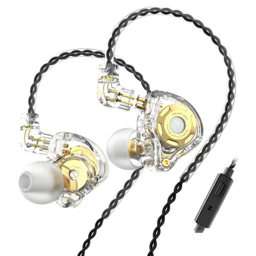 Наушники TRN MT1 Pro с микрофоном (белый)