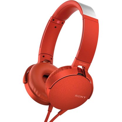 Наушники Sony MDR-XB550AP (красный)
