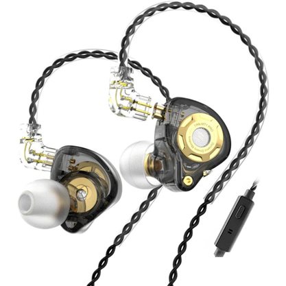 Наушники TRN MT1 Pro с микрофоном (черный)