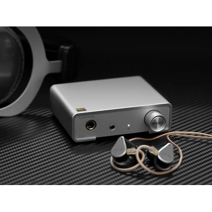 Портативный усилитель и ЦАП Topping DX1 (серебристый)