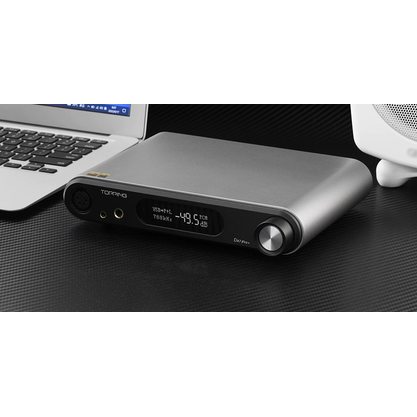 Стационарный усилитель и ЦАП Topping DX7 Pro+ (серебристый)