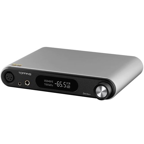 Стационарный усилитель и ЦАП Topping DX7 Pro+ (серебристый)