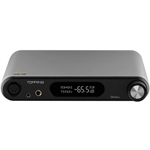 Стационарный усилитель и ЦАП Topping DX7 Pro+ (серебристый)
