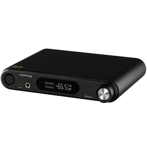 Стационарный усилитель и ЦАП Topping DX7 Pro+ (черный)