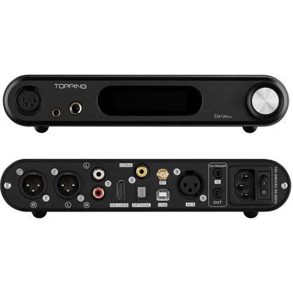 Стационарный усилитель и ЦАП Topping DX7 Pro+ (серебристый)