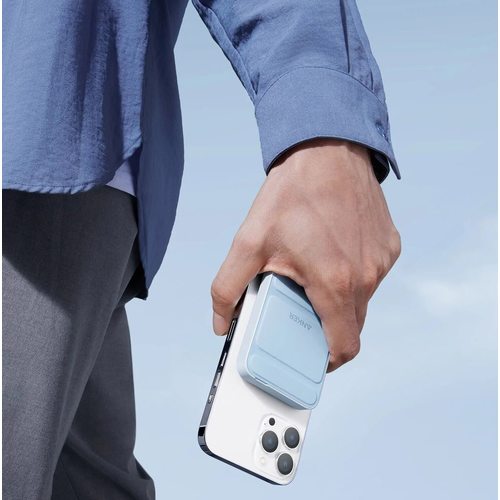 Портативное зарядное устройство (Powerbank) Anker 622 MagGo (A1614) (голубой)