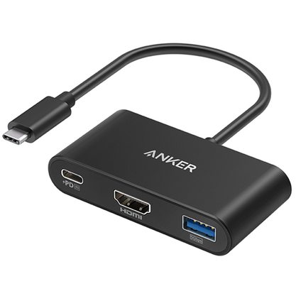 USB Type-C адаптер Anker A8339 3in1 USB Type-C