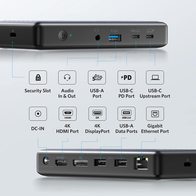 Anker PowerExpand 9in1 USB Type-C PD Dock A8394