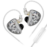 KZ AS24 (no switches) с микрофоном (серебристы)