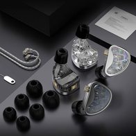 KZ AS24 (no switches) с микрофоном (серебристы)