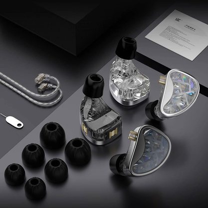 Наушники KZ AS24 (no switches) с микрофоном (серебристы)