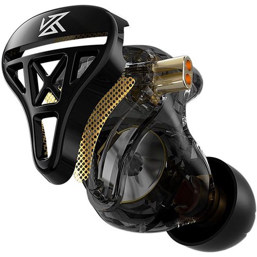 Наушники KZ DQs с микрофоном (черный)