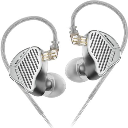 Наушники KZ PR1 Hi-Fi без микрофона (серебристый)