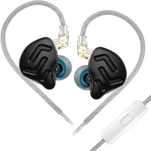 Наушники KZ ZNA с микрофоном (черный)