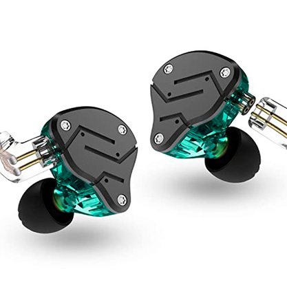 Наушники KZ Acoustics ZSN без микрофона (зеленый)