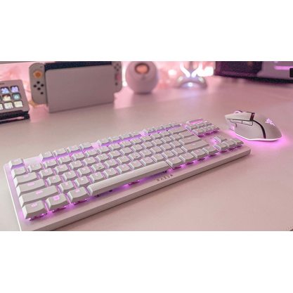 Игровая клавиатура Razer DeathStalker V2 Pro Wireless Clicky Optical Purple (белый)