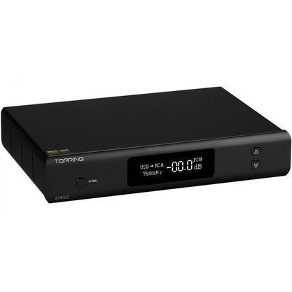 Стационарный усилитель и ЦАП Topping D90LE (черный)