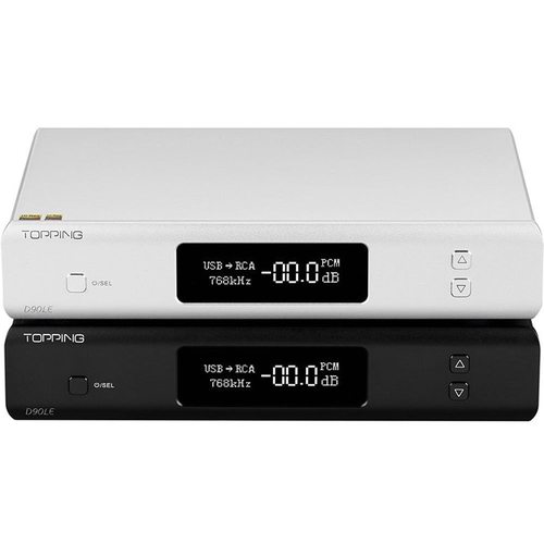Стационарный усилитель и ЦАП Topping D90LE (серебристый)