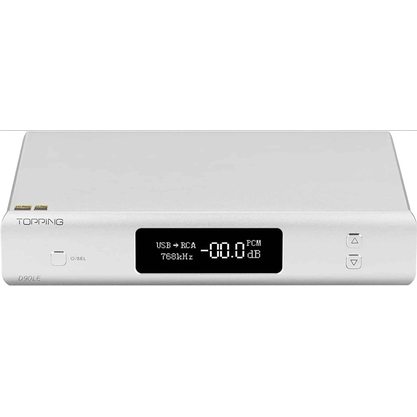 Стационарный усилитель и ЦАП Topping D90LE (серебристый)