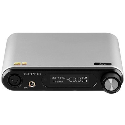 Стационарный усилитель и ЦАП Topping DX5 Lite (серебристый)