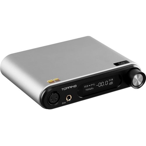 Стационарный усилитель и ЦАП Topping DX5 Lite (серебристый)