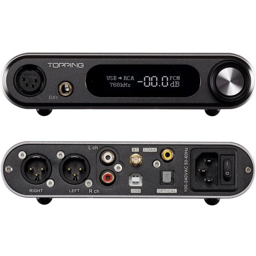Стационарный усилитель и ЦАП Topping DX5 Lite (серебристый)