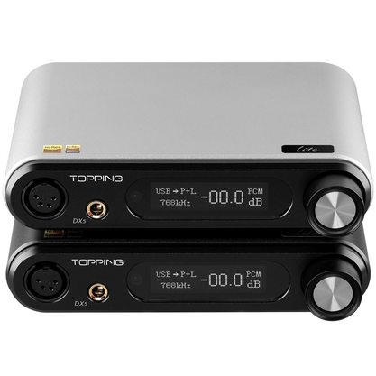 Стационарный усилитель и ЦАП Topping DX5 Lite (серебристый)