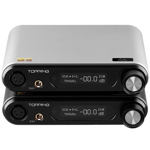 Стационарный усилитель и ЦАП Topping DX5 Lite (серебристый)