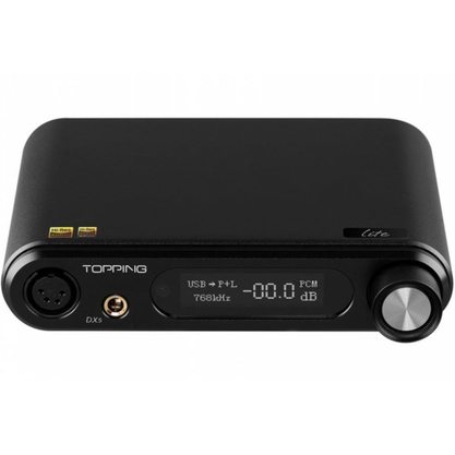 Стационарный усилитель и ЦАП Topping DX5 Lite (черный)