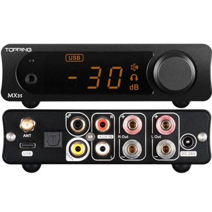 Купить стационарный усилитель и ЦАП Topping MX3S