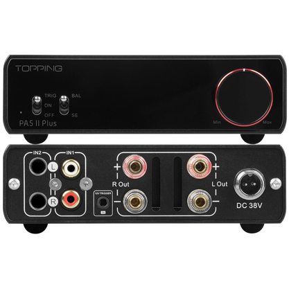 Стационарный усилитель и ЦАП Topping PA5 II Plus (черный)