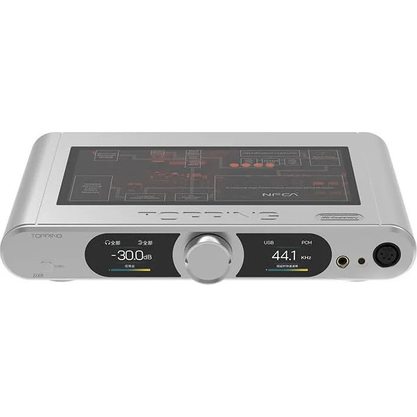 Стационарный усилитель и ЦАП Topping DX9 (серебристый)