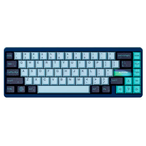Игровая клавиатура Varmilo muse65 Aurora Gateron&Varmilo Magnet White Switch
