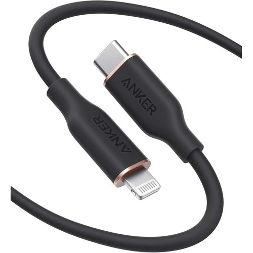 Кабель Anker 641 USB-C to Lightning A8662 (черный)