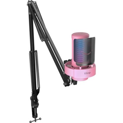 Микрофон FIFINE A8T (розовый)