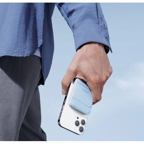 Портативное зарядное устройство (Powerbank) Anker 622 MagGo (A1611) (голубой)