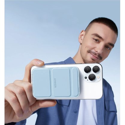 Портативное зарядное устройство (Powerbank) Anker 622 MagGo (A1611) (голубой)