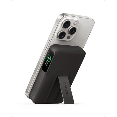 Портативное зарядное устройство (Powerbank) Anker MagGo Power Bank Qi2 (10K) A1654 (черный)