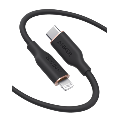 Кабель Anker PowerLine lll Flow USB-C to Lightning (A8663) черный